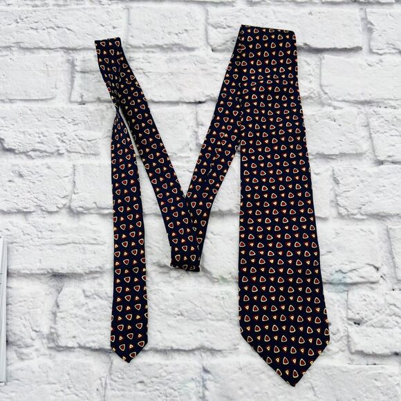 Lauren Ralph Lauren Mens‎ Silk Necktie Green & Blue Pattern 57 X 3.75" Geometric - Picture 2 of 9